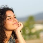 girl practicing mindfulness